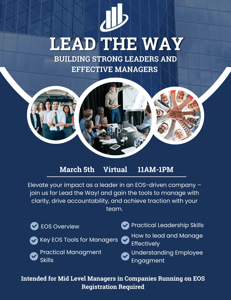 Lead The Way: Building Strong leaders and effective managers